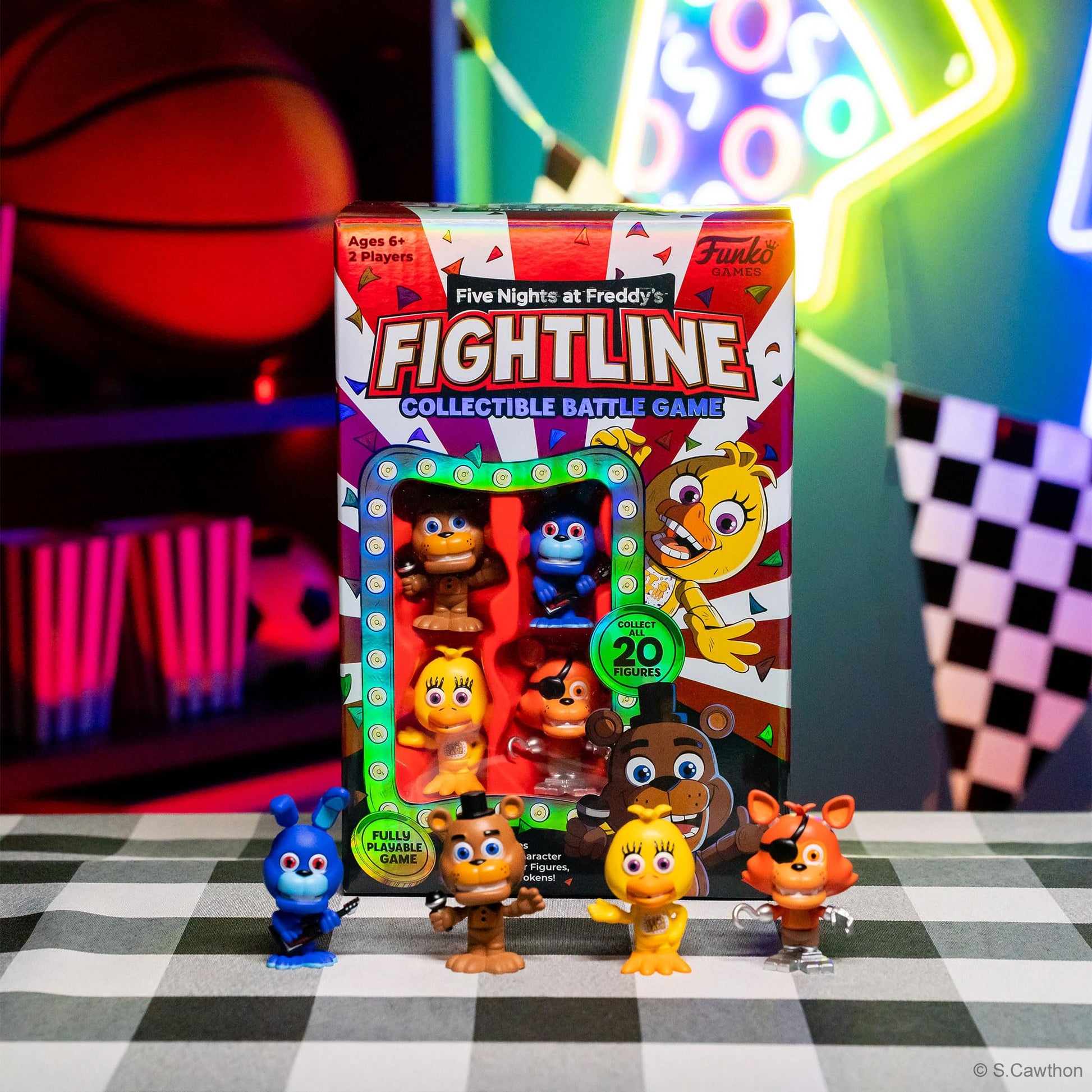 Funko Five Nights at Freddy's FightLine Premier Pack Collectible Game for 2 Players Ages 6 and Up