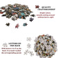 Stephen King Horror Novels - 1000 Pieces Jigsaw Puzzle for Adults Premium Quality Recycled Material Jigsaw Puzzle Intense Colors and High Definition