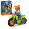 LEGO City Stuntz Bear Stunt Bike 60356, Flywheel-Powered Motorbike Toy to Perform Jumps and Tricks, Toys for Boys & Girls Age 5 Plus, Small Gift or