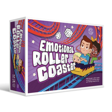 Emotional Rollercoaster | Anger Management Board Game For Kids & Families | Therapy Learning Resources | Anger Control Card Game | Emotion Board Games