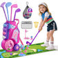 HYES Kid Golf Set, Kids Golf Club Age 3-5, Pink