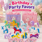 GIFTEXPRESS® 12 pcs Individual Packed Magical Unicorn Ponys Unicorns Figure and Unicorn Stickers Sheets for Girls Birthday Party, Valentine's Day
