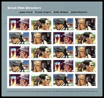 Great Film Directors Sheet of 20 Forever Stamps Scott 4668-4671