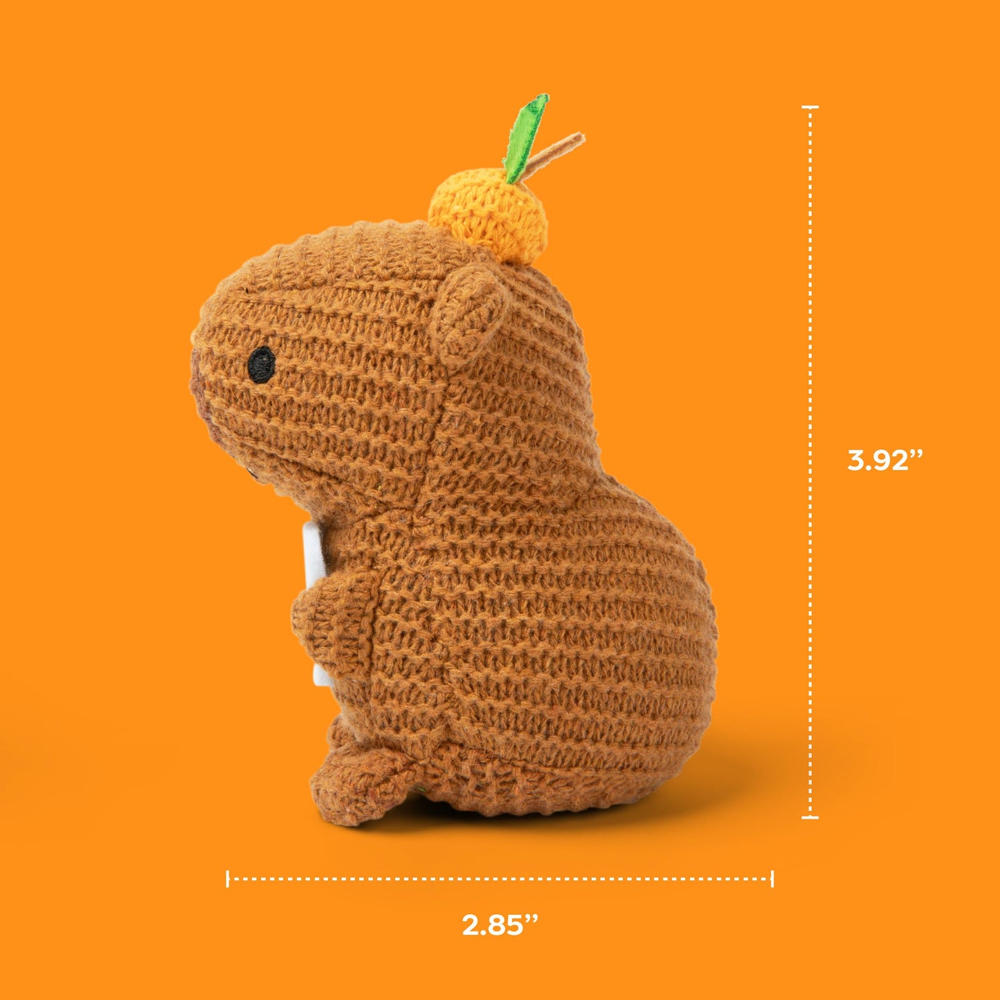 Lil Cheers Capybara By Relatable, The Uplifting Crochet Plush Friends Spreading Good Vibes, Perfect Plushies and Stuffed Animals to Gift for Kids