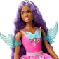 Barbie Doll with 2 Fantasy Pets & Dress, “Brooklyn” Doll from a Touch of Magic, 7-inch Long Hair