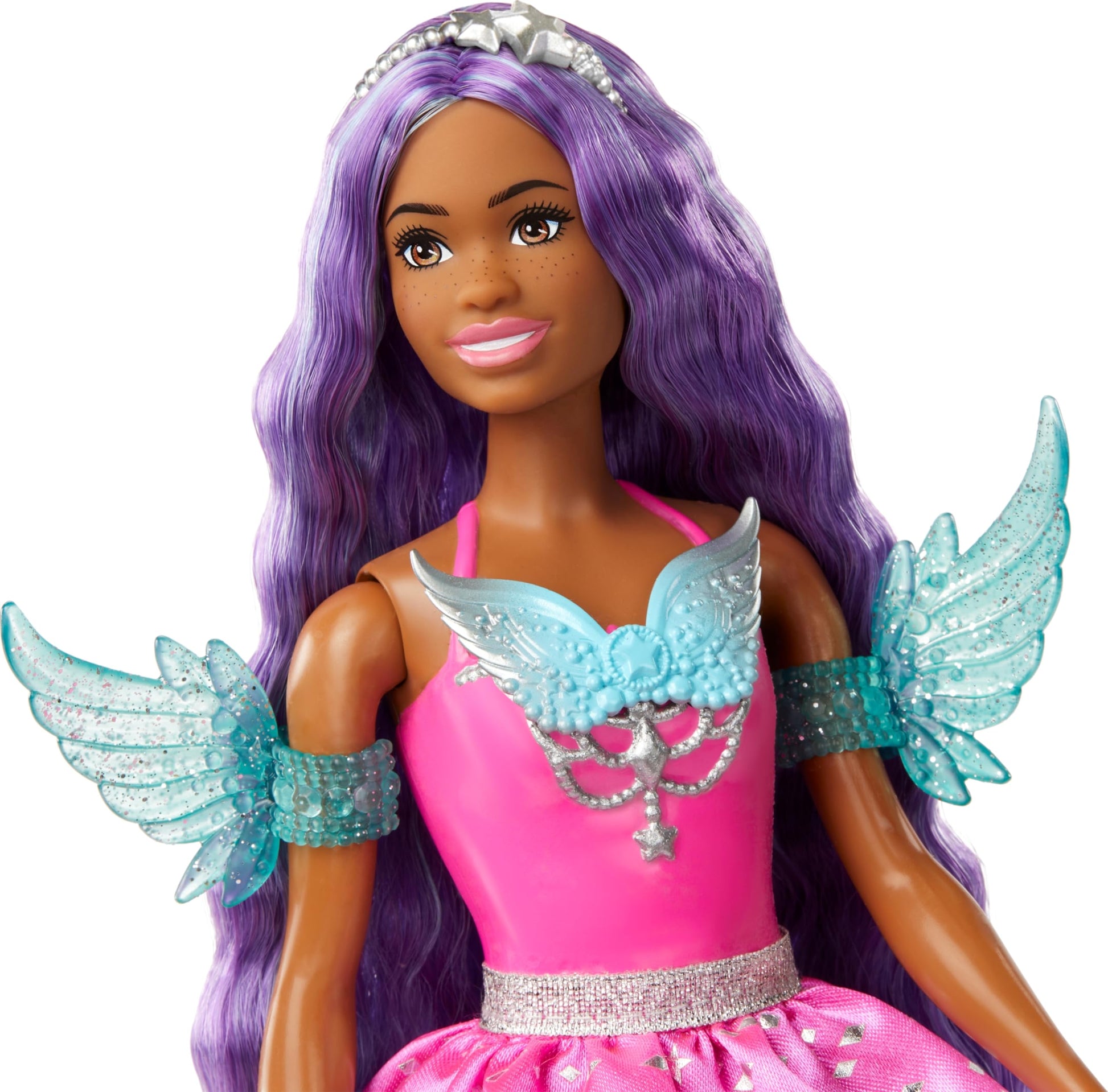 Barbie Doll with 2 Fantasy Pets & Dress, “Brooklyn” Doll from a Touch of Magic, 7-inch Long Hair