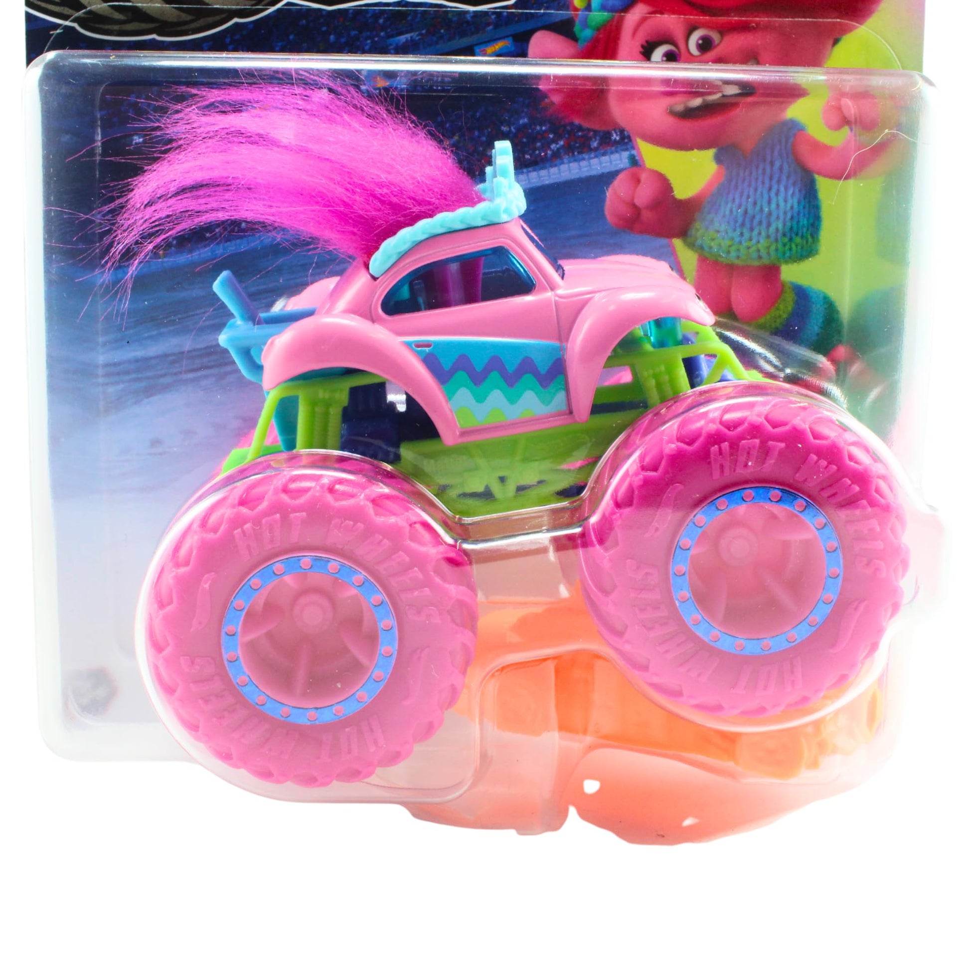 Hot Wheels Monster Trucks New for 2024 1:64 Scale (Trolls Poppy)