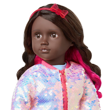 Outfit OG - Shine All Day - Blue Dress with Sequins for 18 Inch Doll