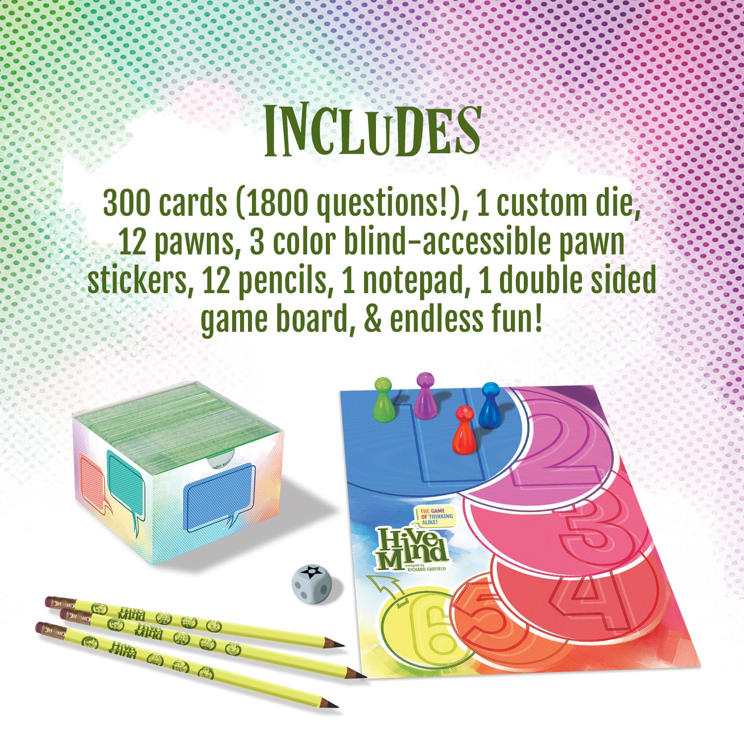 Calliope Hive Mind - Think Alike Party Game for Kids, Adults, and Families, 3+ Players, Ages 8 and Up
