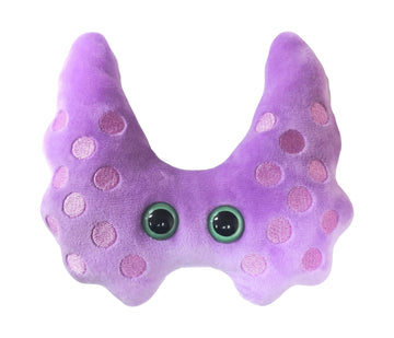 GIANT MICROBES Thyroid Plush, Surgery Recovery Gift, Lupus Gifts, Thyroid Cancer Gifts, Endocrine System, Thyroidectomy Recovery Items, Hypothyroid