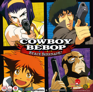 Japanime Games Cowboy Bebop: Space Serenade | from The Creator of Harmonies | Cooperate to Take Down Vicious | 1-4 Players | Ages 14+ | 30-90 Min Play