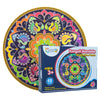 Kulture Khazana Rangoli Mandala Floor Puzzle - 48 Piece Puzzle 32 inches, Colorful Giant Floor Puzzle, Indian Art, Montessori Puzzle, Holi, Festival