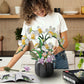 Mould King 24108 Botanicals Orchid Building Set - Realistic Artificial Plant Set for Adults, Home Office Decor with Lifelike Orchid Pot Design (1014