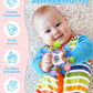 Baby Teething Toys for 0-6 6-12 Months Ages 0-2, Tummy Time Montessori Toys for Babies 0 3 6 9 12 18 Months, Newborn Infant Sensory Toys, Baby Gifts