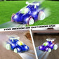 Mindscope Blue Hoverquad Radio Control Stunt Action Light Up LED Vehicle 49 MHz