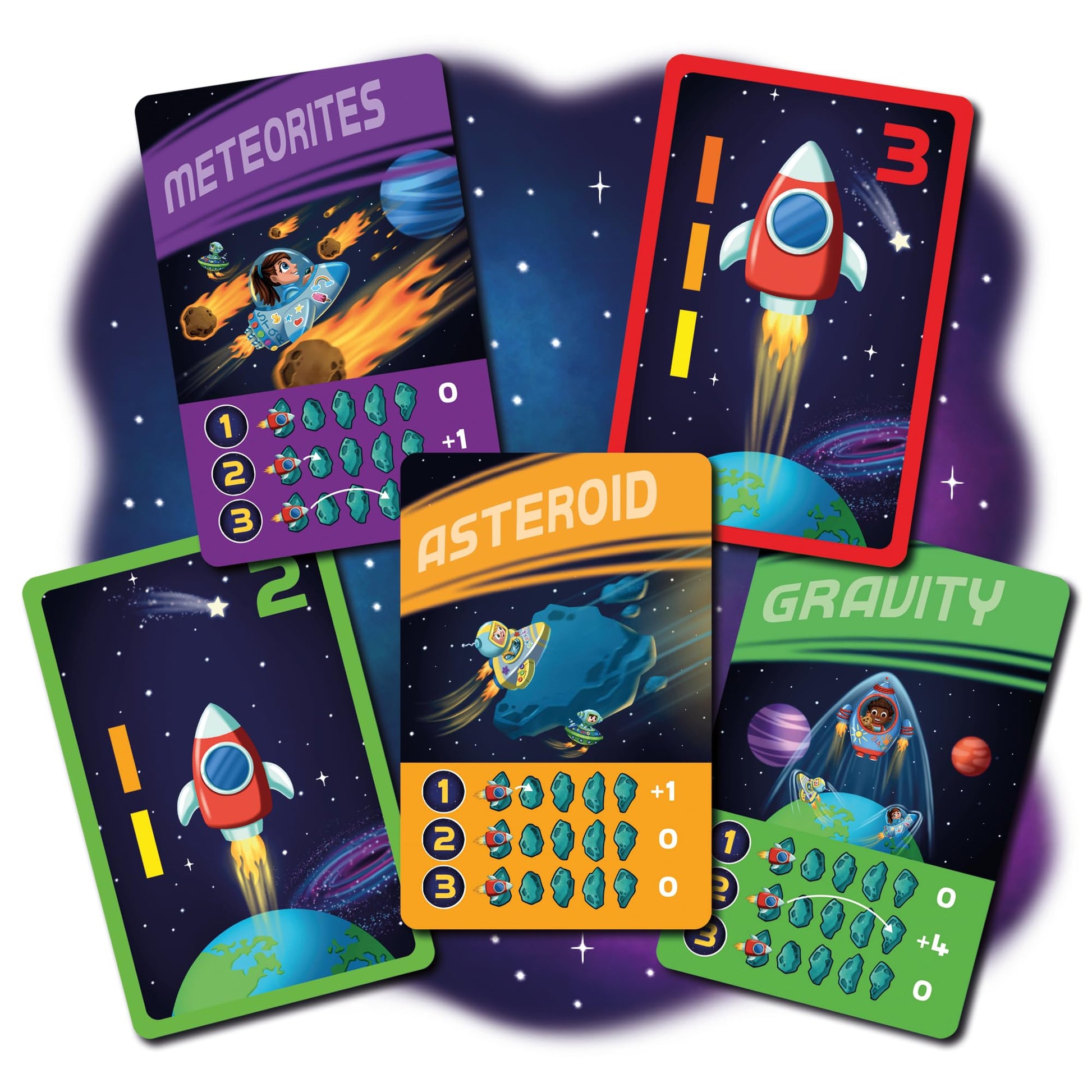 Little Astronauts Board Game for Kids Ages 4+ - Race Rockets Around The Solar System & Explore Space - Fun Family Strategy Adventure Game - Easy