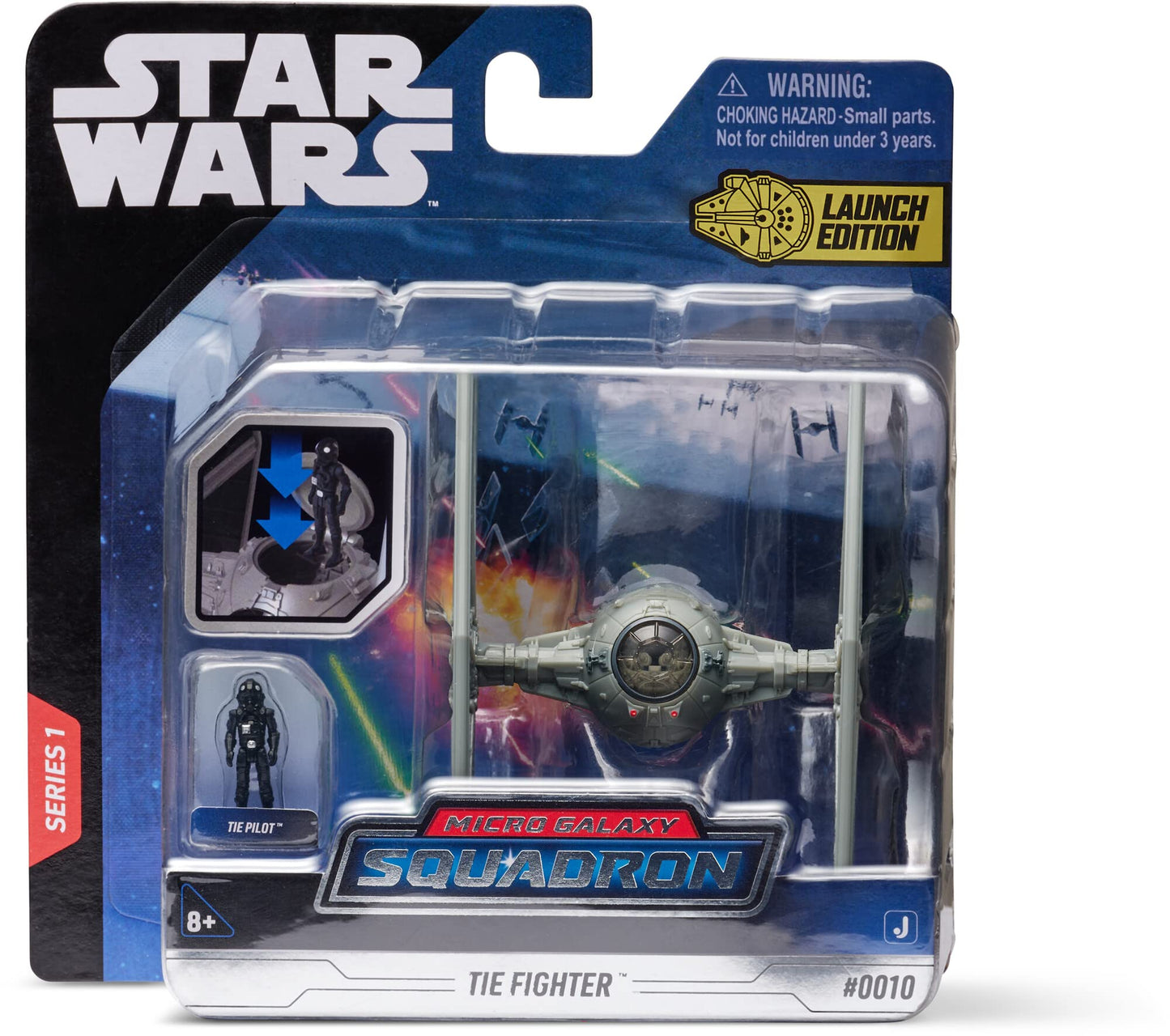 Star Wars Mico Galaxy Squadron TIE Fighter Mystery Bundle - 3-Inch Light Armor Class Vehicle and Scout Class Vehicle with Accessories - Amazon