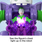 Fisher-Price Imaginext DC Super Friends The Joker Toy Battling Robot with Poseable Figure & Lights for Pretend Play Kids Ages 3+ Years