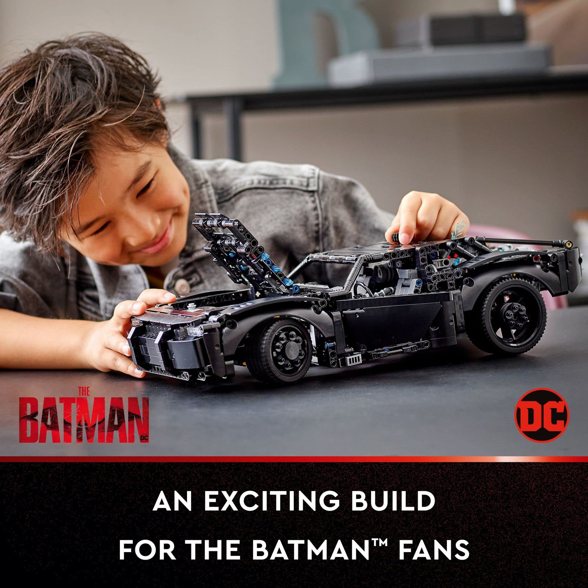 LEGO Technic The Batman - Batmobile 42127 Model Car Building Toy, 2022 Movie Set, Superhero Gifts for Kids and Teen Fans with Light Bricks
