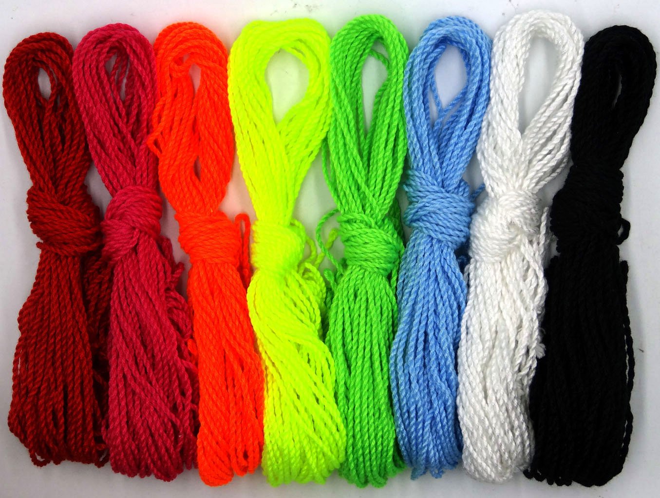 Penta Angel 80 Yoyo String (10 Each - Florescent Lime Green, Yellow, Orange?Blue ,Rose ,Red ,Black and White)