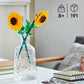LEGO Sunflowers Building Toy for Kids, Girls and Boys Ages 8+ - Artificial Sunflowers for Home Decor and Display - Birthday Gift Idea for Lovers
