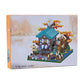 Autumn Architecture Flower Treehouse Micro Blocks Building Sets for Adults Tree and Plants Mini Bricks Modle Kit Creative DIY Gift