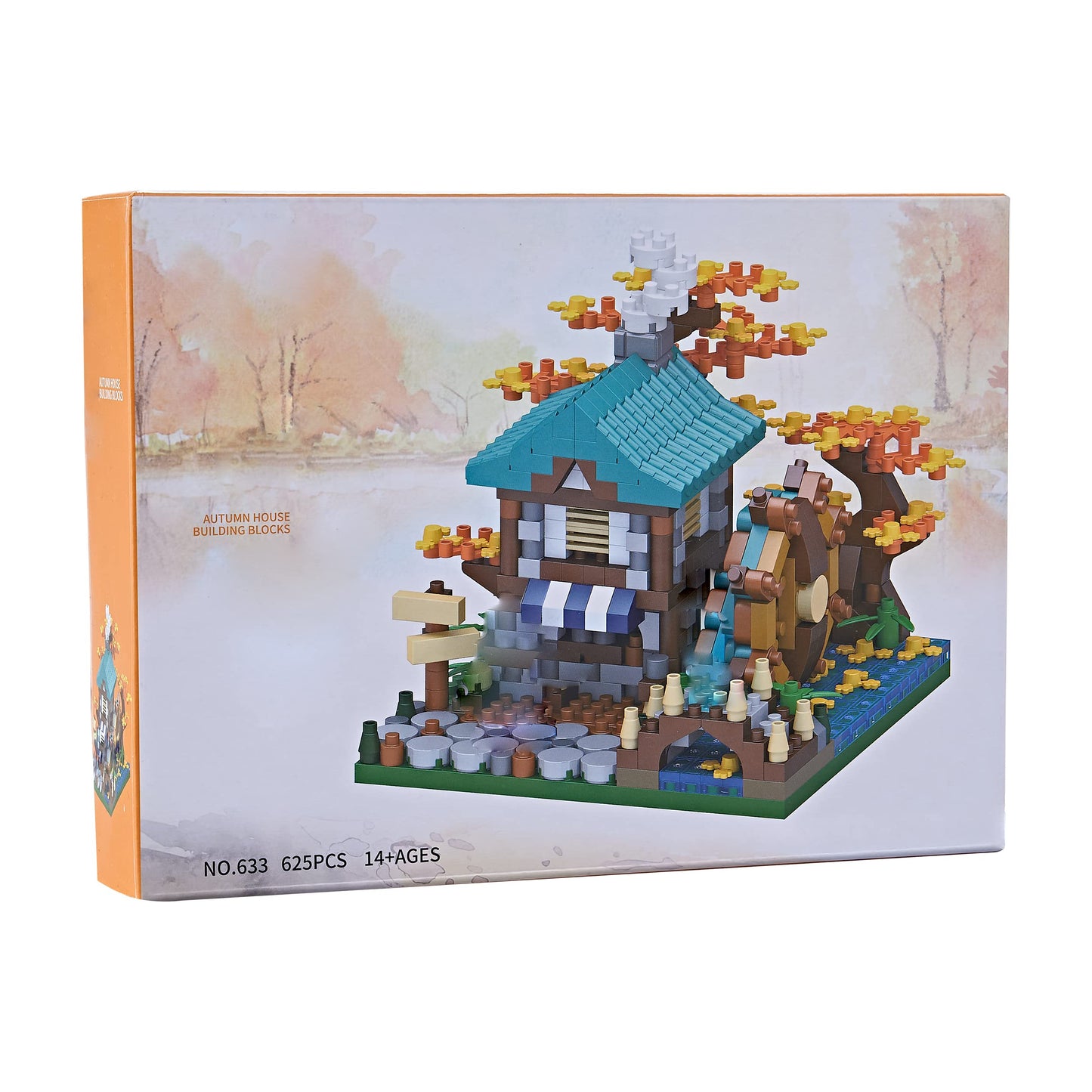 Autumn Architecture Flower Treehouse Micro Blocks Building Sets for Adults Tree and Plants Mini Bricks Modle Kit Creative DIY Gift