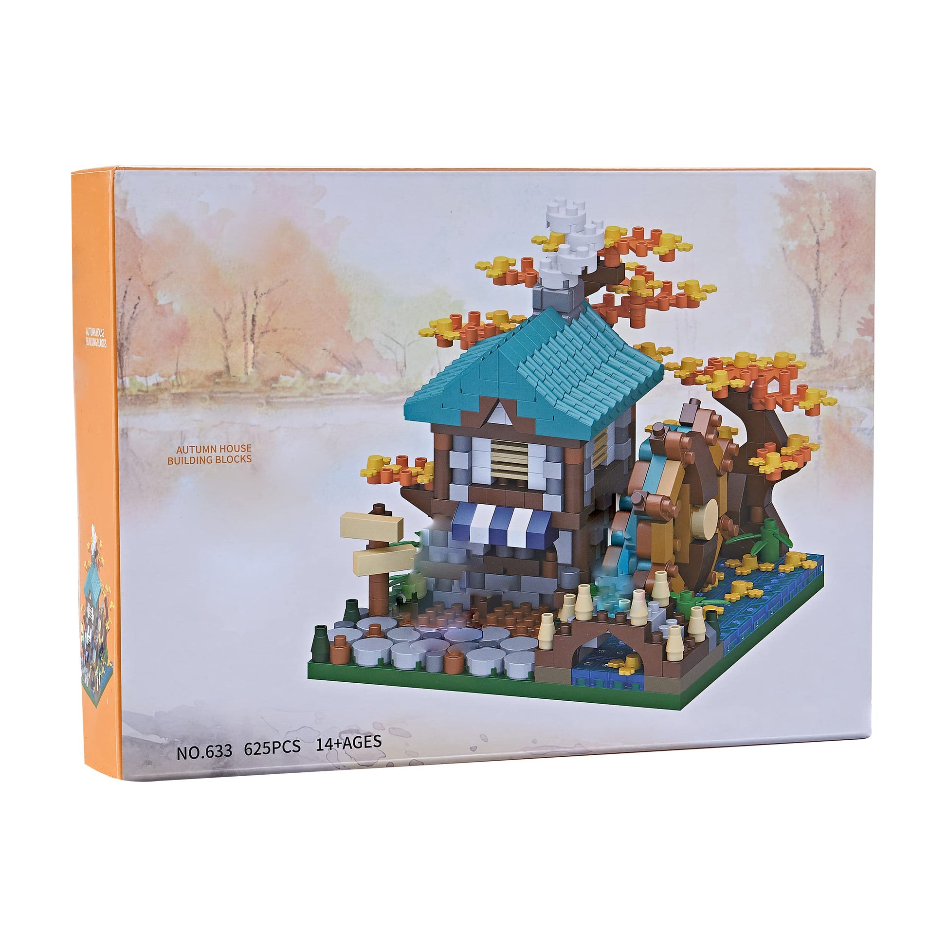 Autumn Architecture Flower Treehouse Micro Blocks Building Sets for Adults Tree and Plants Mini Bricks Modle Kit Creative DIY Gift