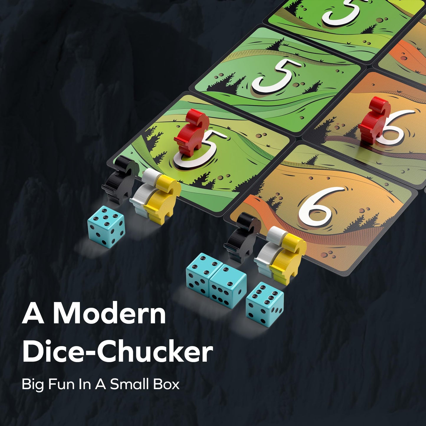 Mountain Goats - Board Game - 2 to 4 Players - 20 Minute Play Time