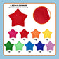 27 PCS Colorful Nylon Bean Bags Small Bean Bags Bulk Hand Toss for Sports Outdoor Party