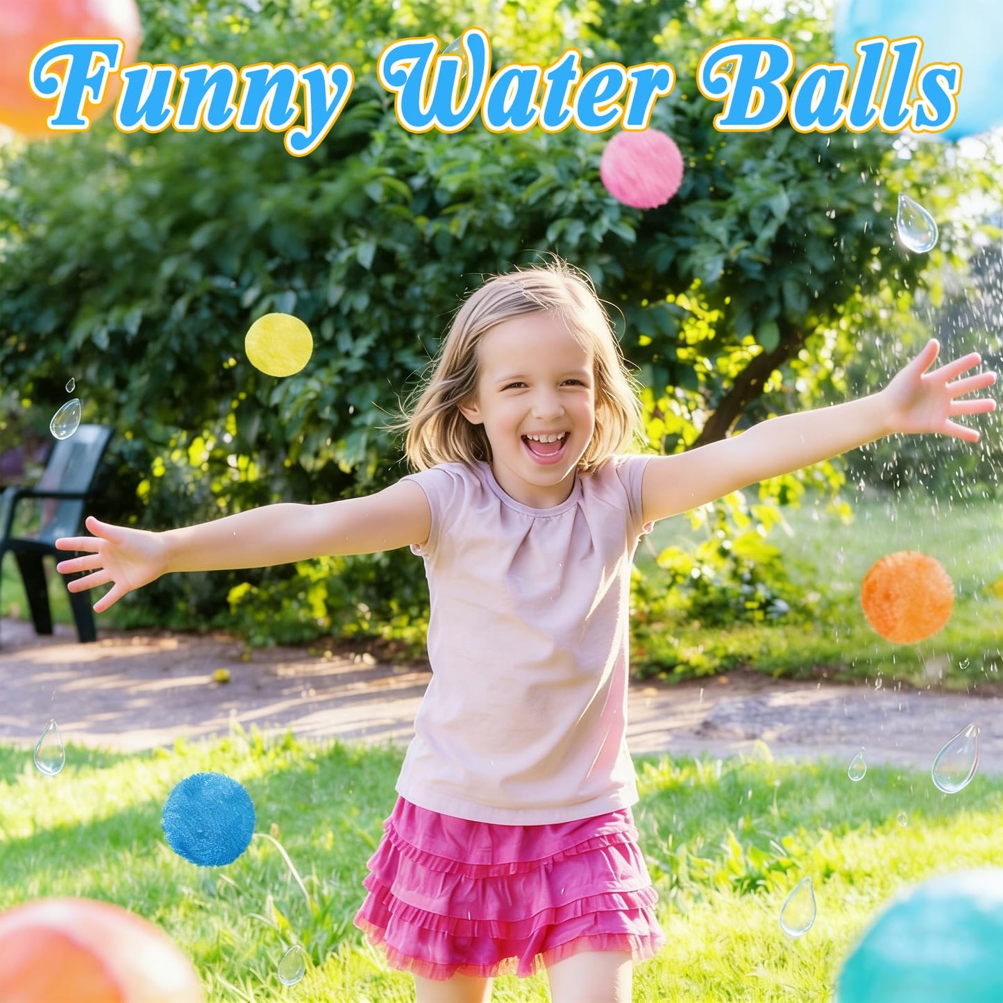 70 Pcs Reusable Water Balls with Mesh Bag,Outdoor Water Balloons for Kids,Soft Water Absorbent Balls for Outdoor Water Games,Pool,Beach,Activities