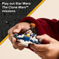 LEGO Star Wars Plo Koon’s Jedi Starfighter Microfighter Kids Toy - Building Toy for Pretend Play - Clone Wars Playset and Room Decor for Boys
