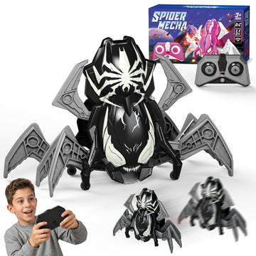 Agard Remote Control Spider Robot Toy (Black Grey)