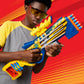 Nerf Marvel Wolverine Blaster, Scope, 6-Dart Storage Stock, Pump Action, 12 Nerf Elite Darts, Gifts for Kids Ages 8+