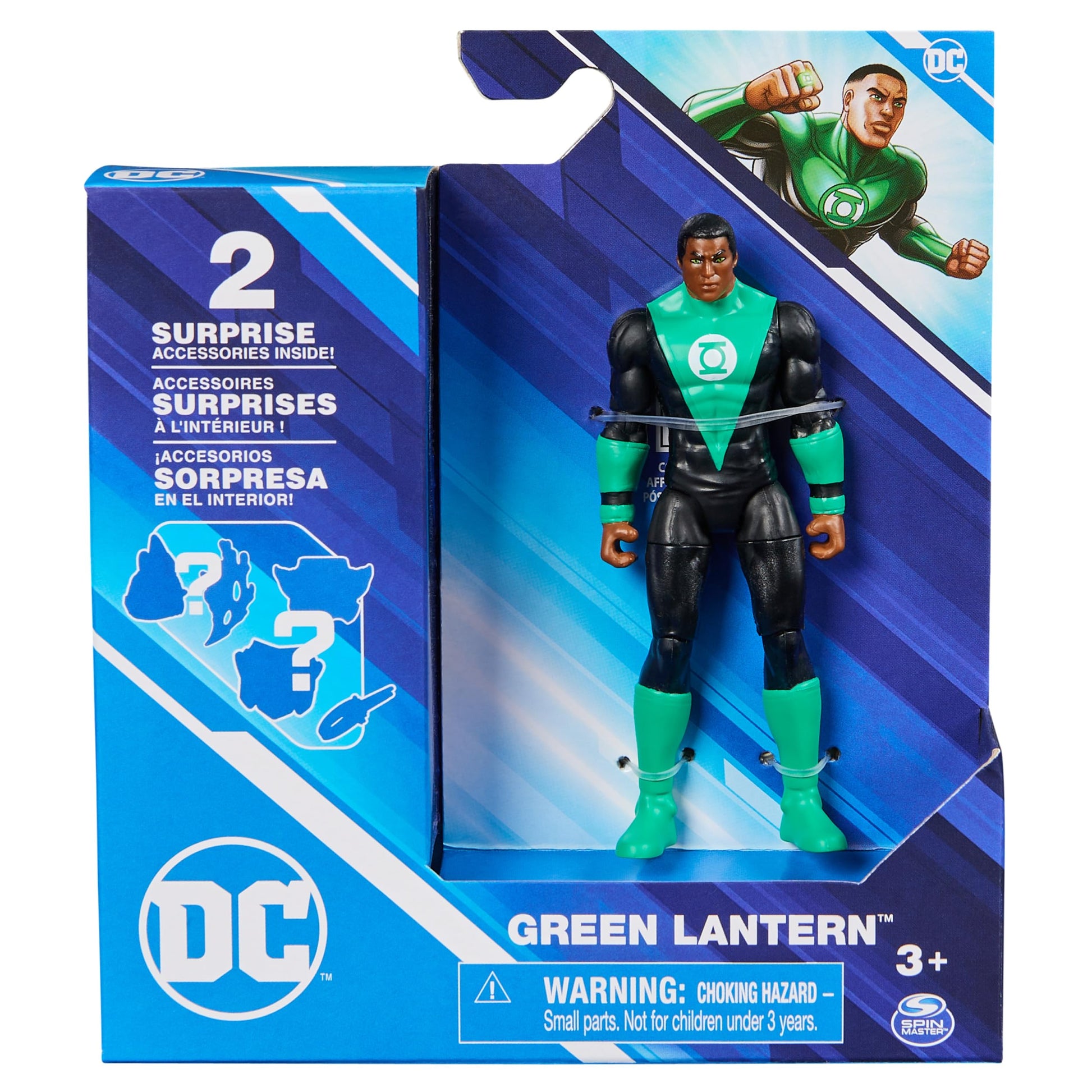 DC Comics 4-inch Action Figure Green Lantern John Stewart by Spin Master