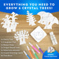 National Geographic Craft Kits for Kids - Crystal Growing Kit, Grow 6 Crystal Trees in Just 6 Hours, Educational Craft Kit with Art Supplies, Geode