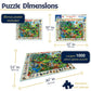 White Mountain Puzzles Birds of the Backyard - 1000 Piece Jigsaw Puzzle