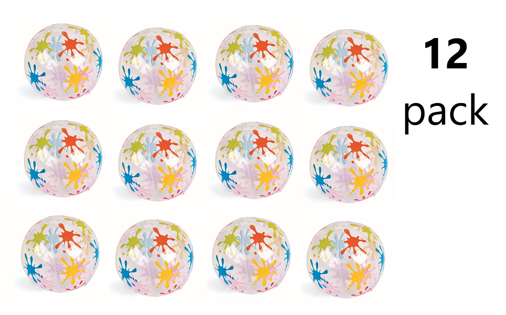 Fun Express - Little Artist Mini Beach Balls for Birthday - Toys - Inflates - Mini Beach Balls - Birthday - VBS Vacation Bible School Supplies/Decor