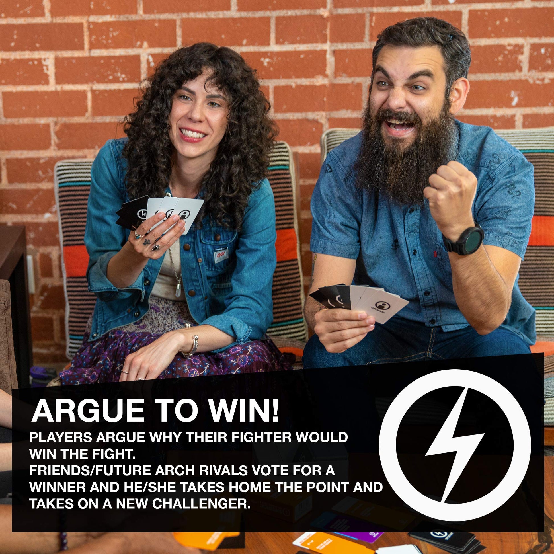 Skybound Superfight Orange Deck 2 : 100 New Nerdy Cards for the Game of Absurd Arguments | Party Game Expansion, 3 or More Players, Ages 11 Above