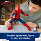 LEGO Marvel Spider-Man Hero Figure - Super Hero Building Toy for Boys & Girls, Ages 12+ - Posable Kids Bedroom, Bookshelf or Desk Decor - Gift