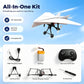 RC Paper Airplane Kit, DIY RC Plane with Gyro Stabilizer (One Battery)