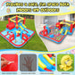 AKEYDIY Inflatable Water Slide Bounce House for Big Kids 3-12, Obstacle Course with Tunnel & Slide, Large Splash Pool, Water Cannon, Blow Up Water