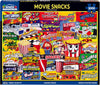 White Mountain 1000 Piece Jigsaw Puzzle Popcorn and Candy, Movie Snacks