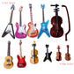 Anrher 25pcs Mini Musical Instruments Decoration Piano Violin Trumpet Guitar Saxophone Drum Dollhouse Accessory Sets