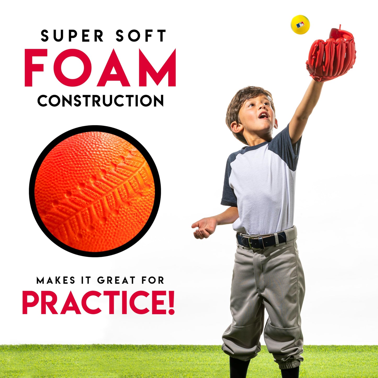 Franklin Sports MLB Foam Baseballs - 3 Pack