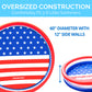 SWIMLINE | Backyard Water Toy | 60" | 3-Ring Kiddie Pool | Americana