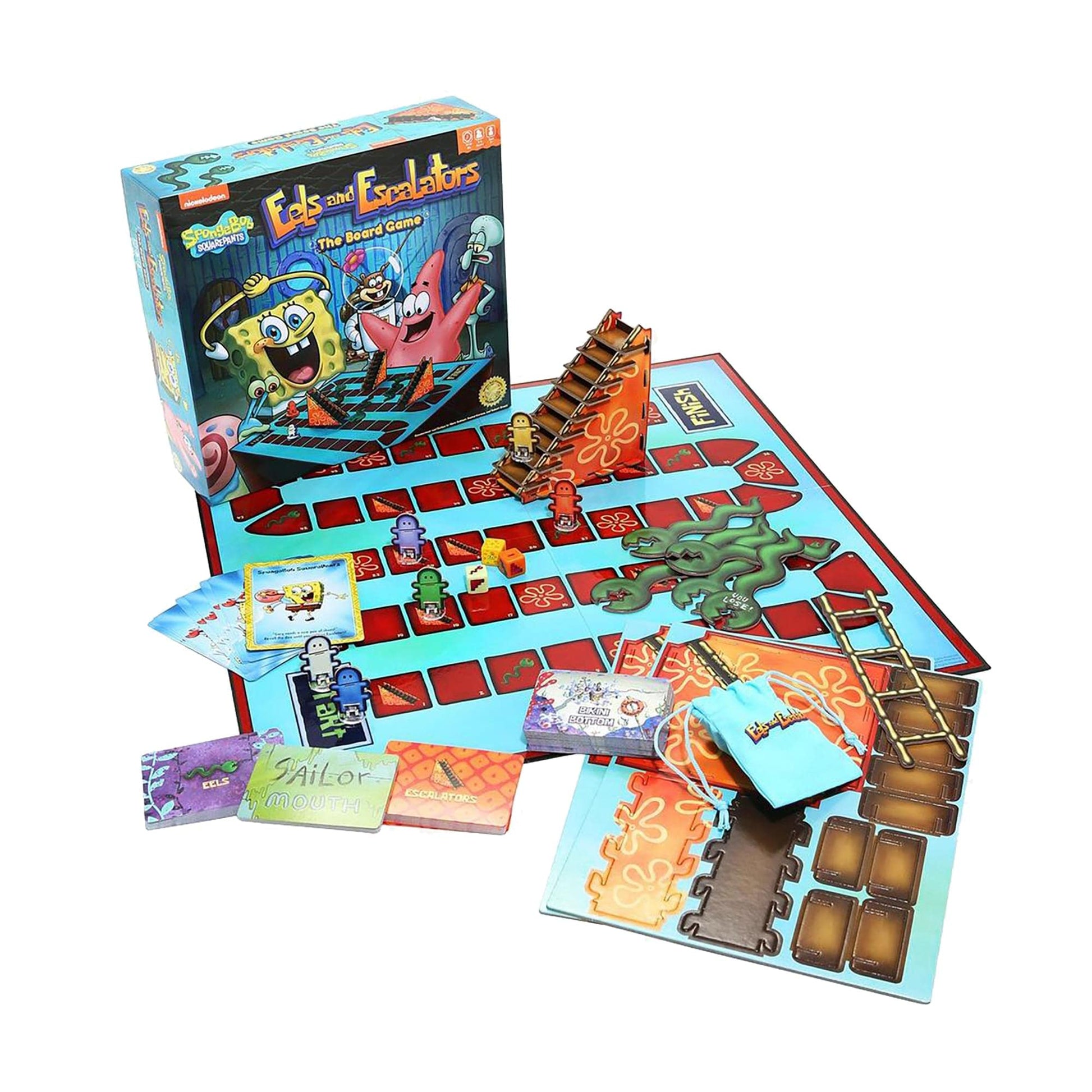 Spongebob Squarepants Eels and Escalators The Board Game Hot Topic Exclusive Multi None