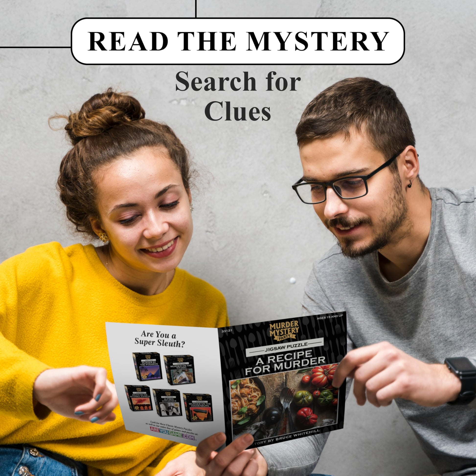 Bepuzzled Classic Mystery Recipe For Murder Jigsaw Puzzle by University Games |Comes with Murder Mystery and Jigsaw Puzzle | 1,000 Piece Jigsaw |