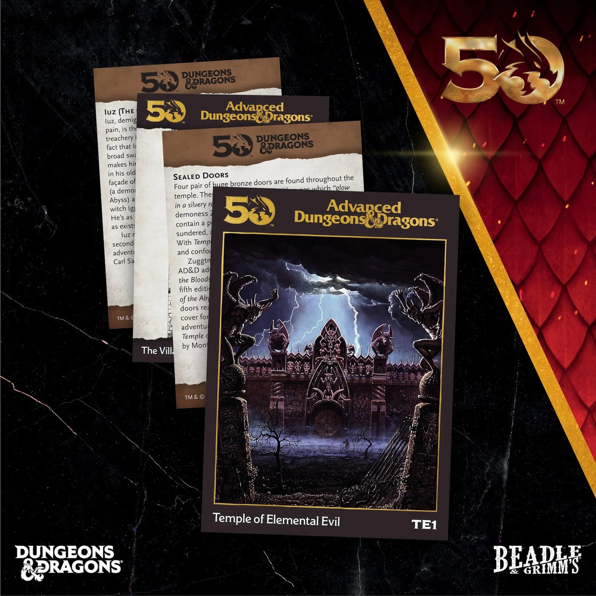D&D Classic Module Dice Set: The Temple of Elemental Evil