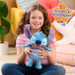 Disney Stitch Crack Me Up Stitch 11-inch Plush with Sounds and Motion, Wiggles, Giggles, and Laughs, Stuffed Animal, Kids Toys for Ages 3 Up by Just